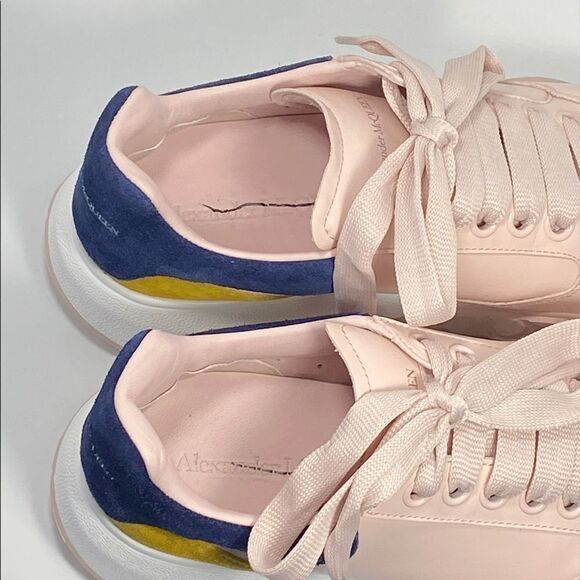 Alexander McQueen Multi Court Colorblock Leather Sneakers size 37 - Picture 8 of 11